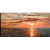 Œuvre d’art murale « Sunset » sur toile - 30 po x 60 po