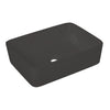 Lavabo de salle de bain rectangulaire Bristol Sinks noir - BV113