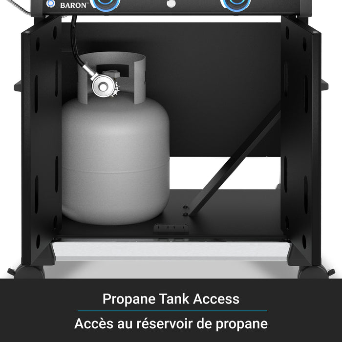 Broil King Baron 420 Pro Shadow 4-bruleurs 40 000 BTU Barbecue a gaz propane - 674114