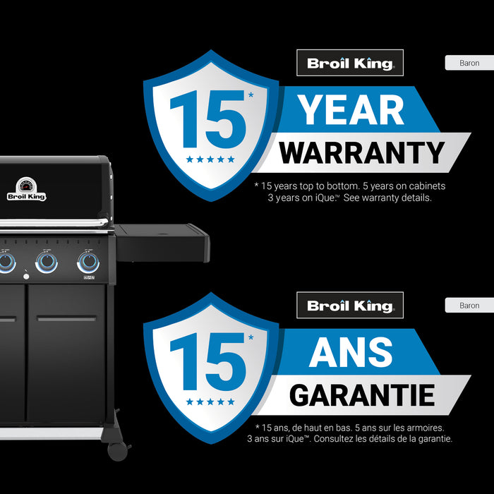 Broil King Baron 420 Pro Shadow 4-bruleurs 40 000 BTU Barbecue a gaz propane - 674114