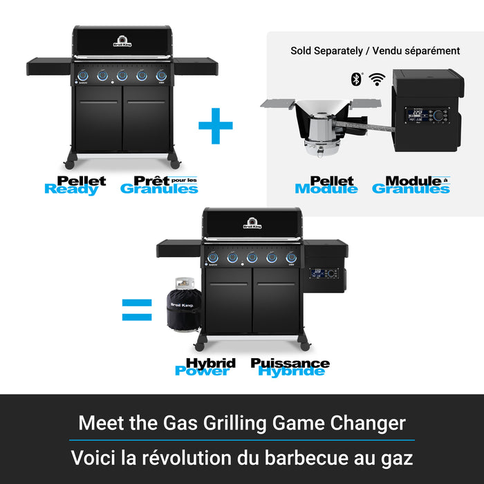 Broil King Baron 520 Pro Shadow 5-bruleurs 45 000 BTU Barbecue a gaz naturel - 675117