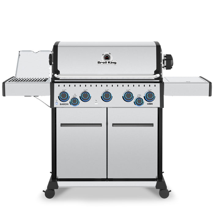 Broil King Baron S 590 Pro IR 5-bruleurs 45 000 BTU Barbecue a gaz naturel - 678347