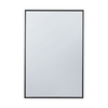 Miroir rectangulaire linéaire Arcus 24 po x 36 po fabriqué à la main - noir