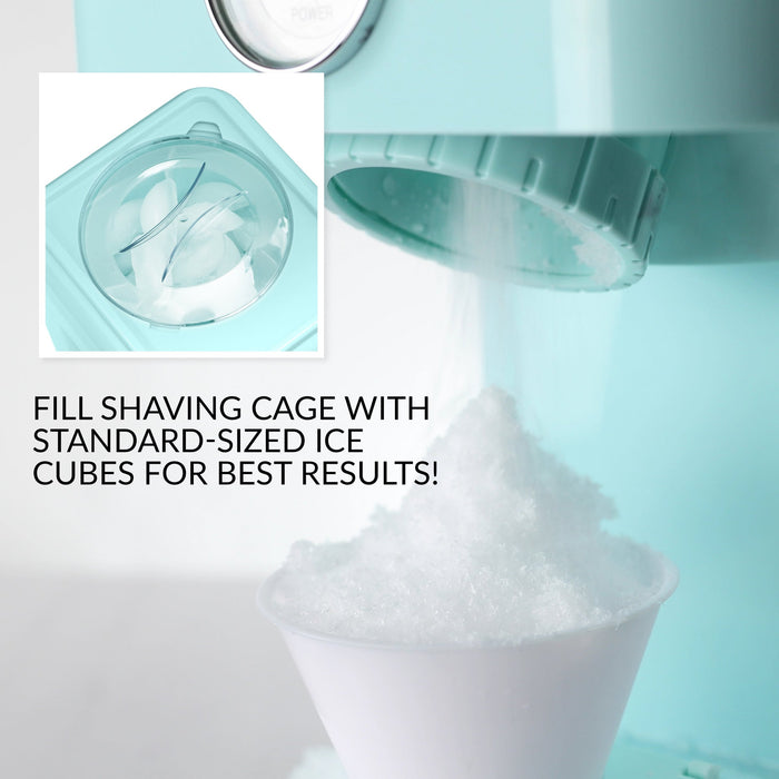 Machine à cônes à neige de comptoir Classic Retro de Nostalgia - CLSC1AQ 