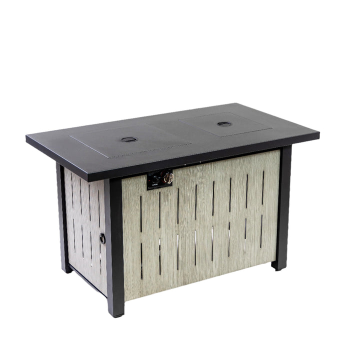 Foyer-table à gaz propane Deko Living pour l’extérieur avec bac à glaçons