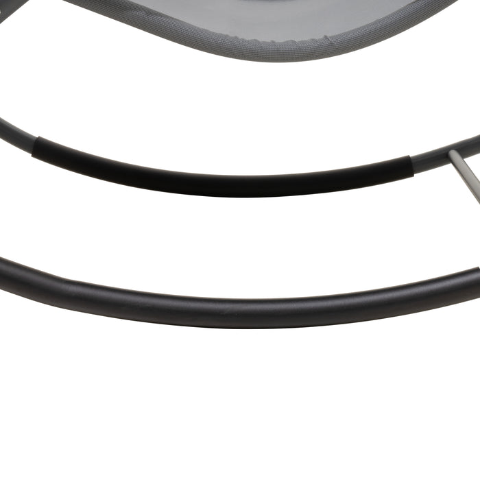 Chaise longue berçante Deko Living pour l'extérieur