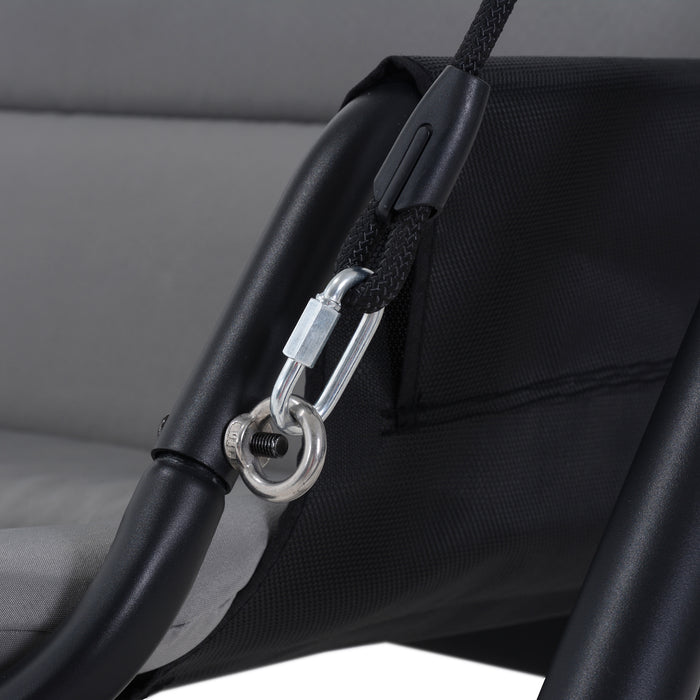 Balançoire Deko Living pour l’extérieur et la terrasse avec toit