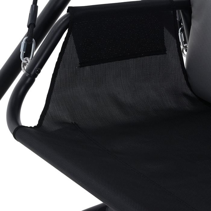 Balançoire Deko Living pour l’extérieur et la terrasse avec toit