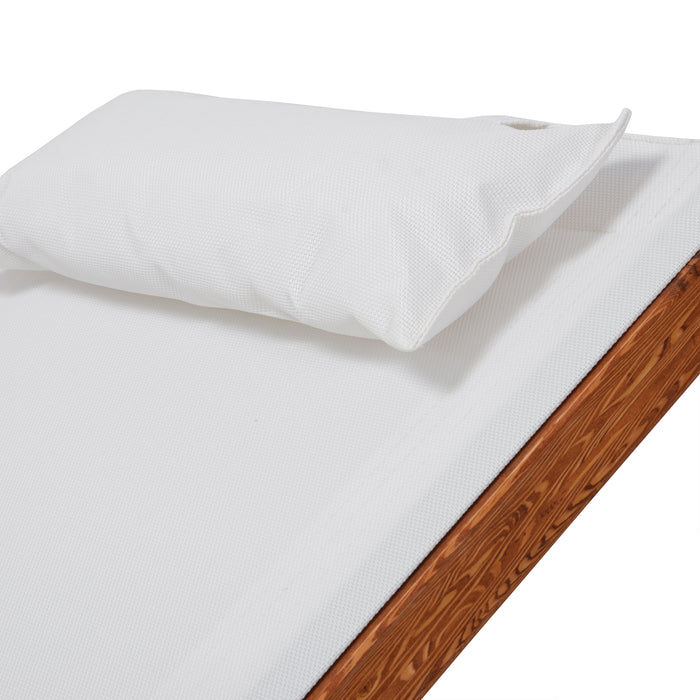 Chaise longue Deko Living pour l'extérieur - blanche