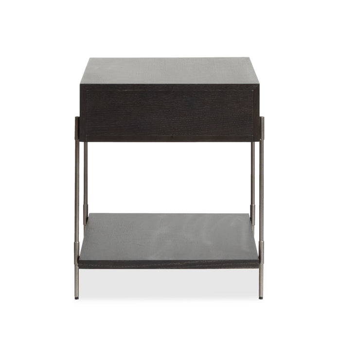 Table de bout Corrall de 20 po avec rangement - Briarsmoke foncé