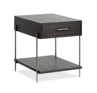  Table de bout Corrall de 20 po avec rangement - Briarsmoke foncé