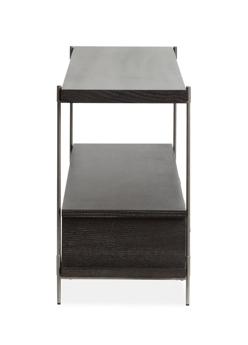 Table de salon Corrall de 60 po avec rangement - Briarsmoke foncé