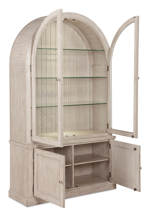 Armoire vitrée Corsa de 47,5 po - Chêne gris clair
