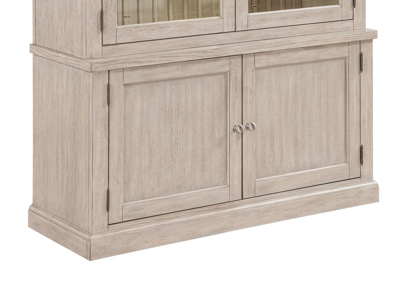 Armoire vitrée Corsa de 47,5 po - Chêne gris clair
