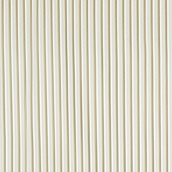 Table à café moderne Anderson de Manhattan Comfort avec revêtement en similicuir et dessus de table en imitation de marbre en céramique - crème