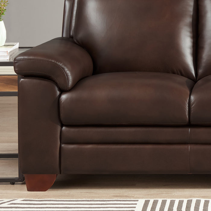 Sofa Magnum de Hydeline en cuir - brun