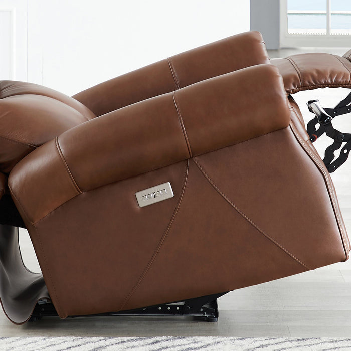 Fauteuil à inclinaison électrique Royce de Hydeline - brun