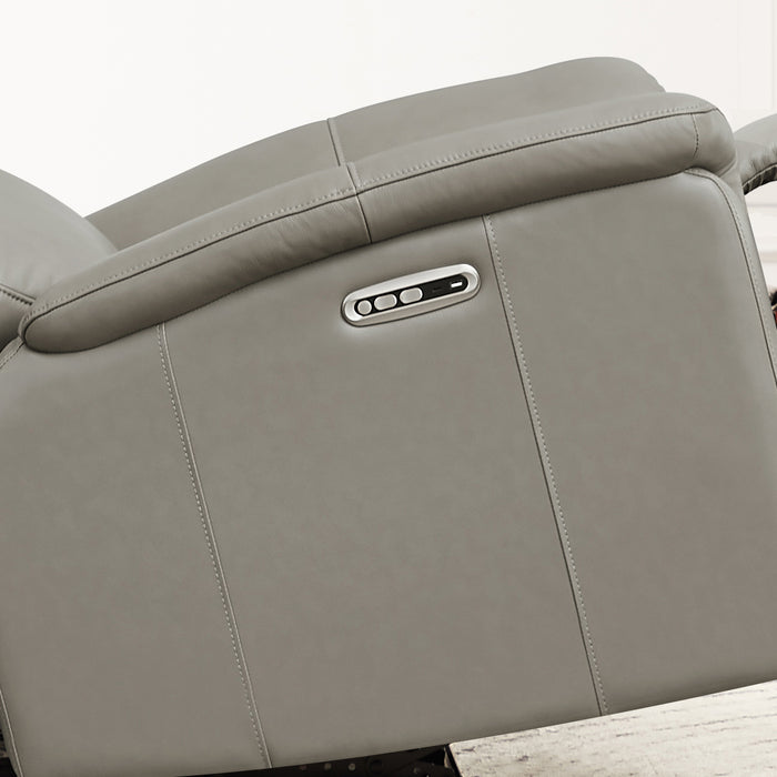 Causeuse à inclinaison électrique Stanfield de Hydeline - grise
