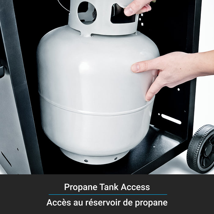 Broil King Crown 310 Shadow 4-bruleurs 32 000 BTU Barbecue a gaz propane - 864054