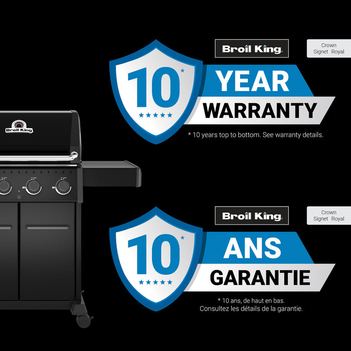 Broil King Crown 420 Shadow 4-bruleurs 40 000 BTU Barbecue a gaz propane - 865154