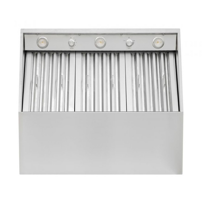 Hotte de cuisinière extérieure pour barbecue Victory de 42 po et de 1200 pi3/min en acier inoxydable - Cyclone-42