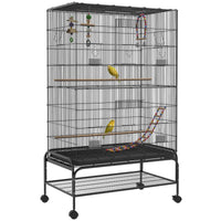 Pawhut Cage A Oiseaux Ouverte De 63