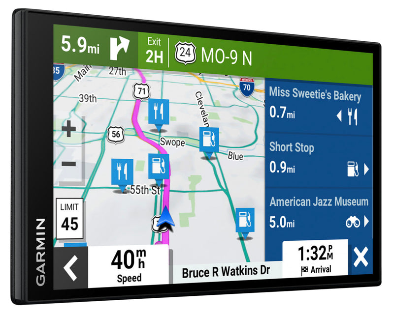 Garmin Drivesmart™ 76 Mt Gps Navigator Dash Cam - Pour Les Vacances Avec Assistance Vocale Et Ecran De 7 Pouces