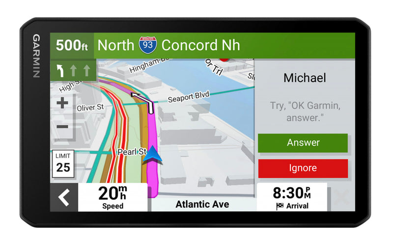 Garmin Drivecam™ 76 Gps Navigateur - Trajet Quotidien Avec Ecran De 7\", Camera Embarquee Et Commandes Vocales