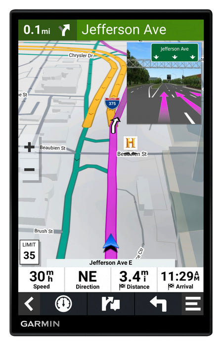 Garmin Drivesmart™ 86 Mt Gps Navigateur Dash Cam - Pour Les Vacances Avec Assistance Vocale Et Ecran De 8\"