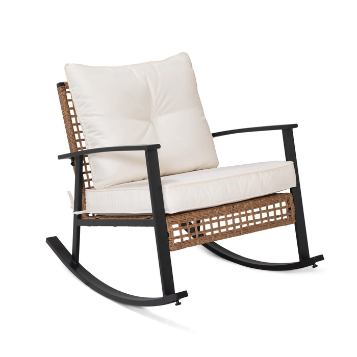 Ensemble de conversation pour patio Lausaint 3 pieces beige