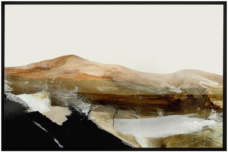 Peinture acrylique encadrée « The Hills » - 37,25 po x 55,25 po