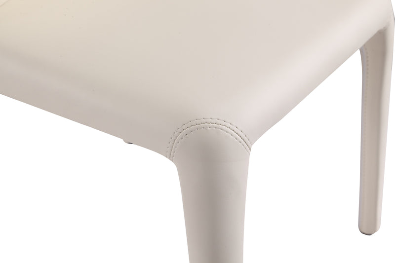 Ensemble 2 chaises de salle à manger Conrad de Manhattan Comfort en similicuir - crème