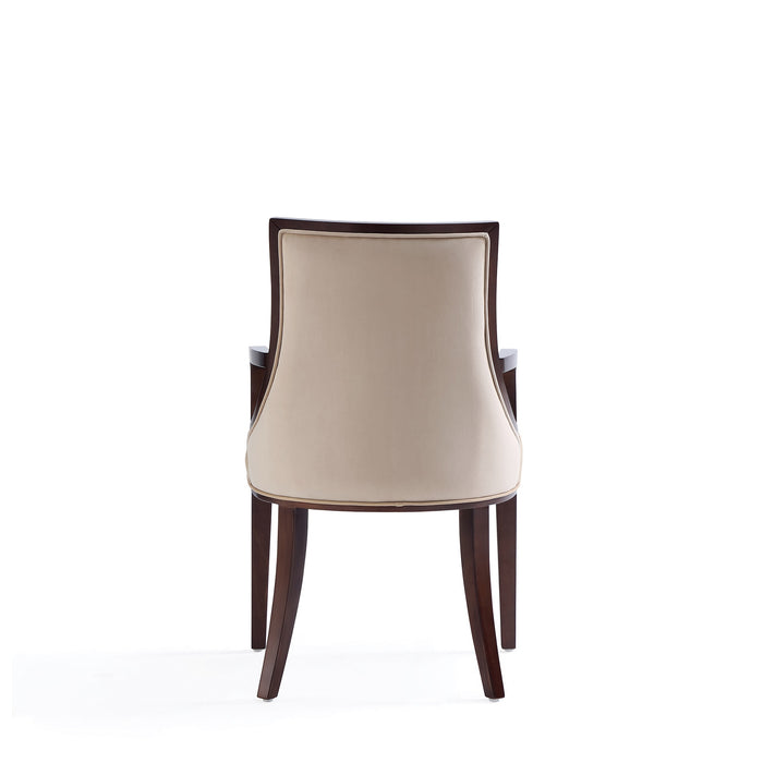 Chaise de salle à manger Grand  de Manhattan Comfort en similicuir - tan