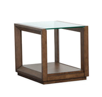  Table de bout Drover de 22 po avec rangement - cannelle