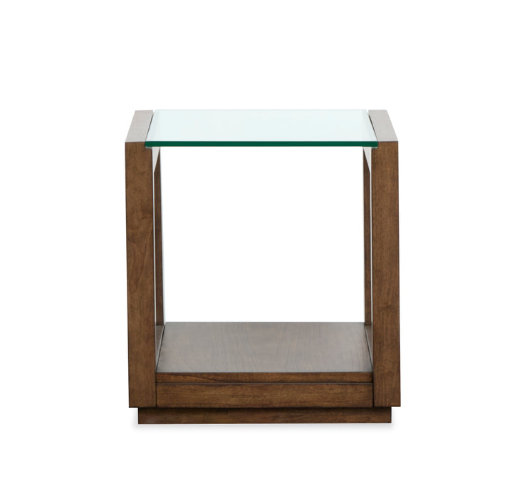 Table de bout Drover de 22 po avec rangement - cannelle 