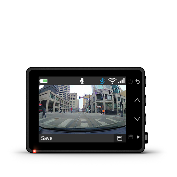 Garmin Dash Cam™ 57 - Vision A Distance Avec Un Champ De Vision De 140 Degres, Controle Par La Voix, Design Compact
