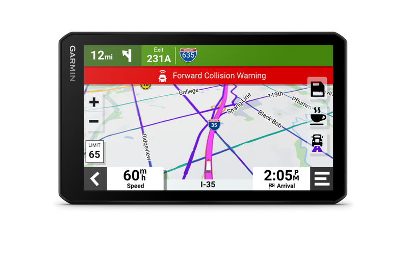 Garmin Dēzlcam™ Otr710 Gps Navigator - Camera De Tableau De Bord Integree Avec Routage Personnalise Pour Camions Et Ecran De 7 Pouces