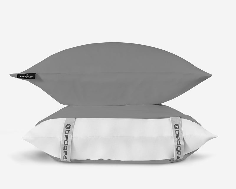 Ensemble de draps Dri-TecMD de BEDGEARMD 4 pièces pour très grand lit - gris 