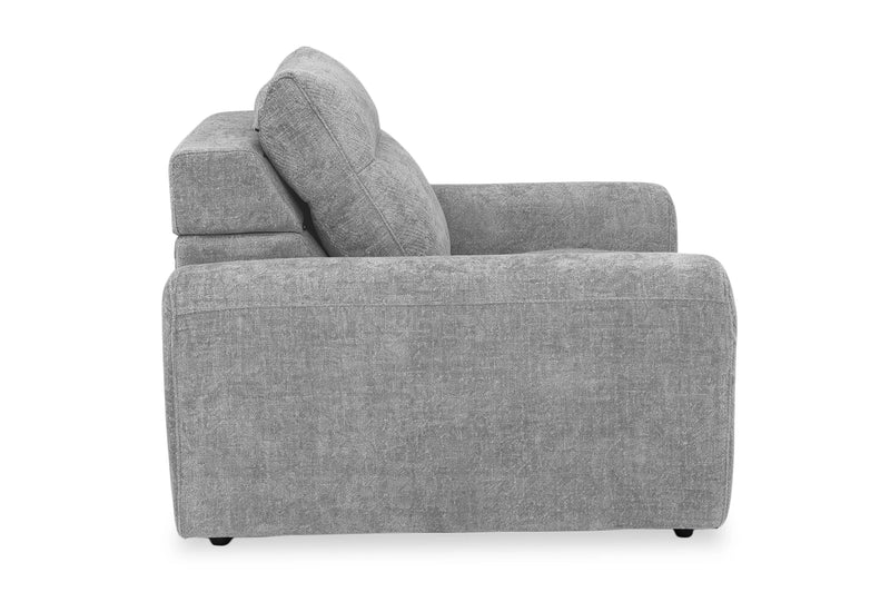 Fauteuil à inclinaison électrique Elevate de Scott Living de 42 po en tissu de chenille - gris