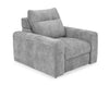 Fauteuil à inclinaison électrique Elevate de Scott Living de 42 po en tissu de chenille - gris