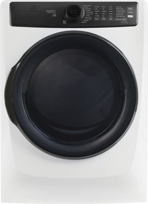 Electrolux Sécheuse électrique Perfect Steam™ à chargement frontal avec Balanced Dry™ et rafraîchissement instantané – 8,0 pi³ - ELFE773CMW