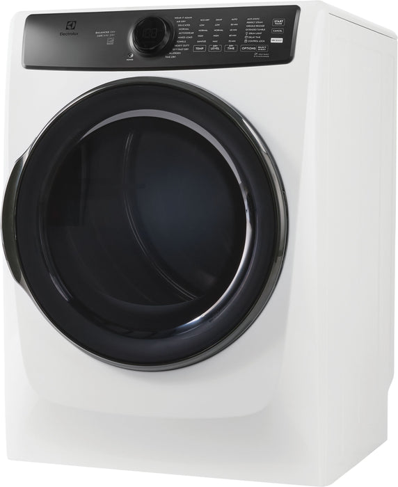 Electrolux Sécheuse à gaz Perfect Steam™ à chargement frontal avec LuxCare® Dry et rafraîchissement instantané – 8,0 pi³ - ELFG7738MW