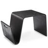 Table de bout rectangulaire Brookside de Manhattan Comfort de 25,6 po en contreplaqué avec placages de frêne - noire