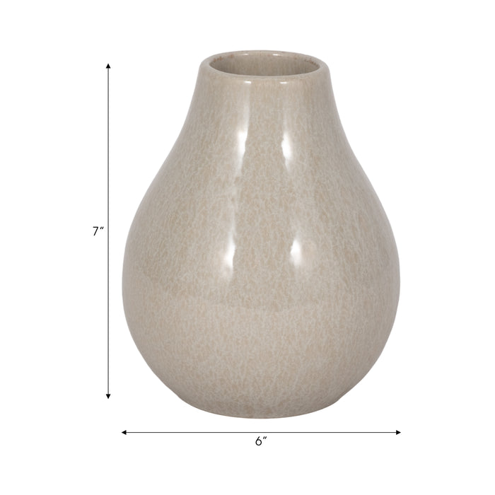 Vase carafe Gargarin de 7 po - gris