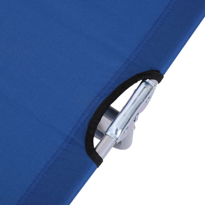 Chaise Longue D'exterieur Outsunny Bleue