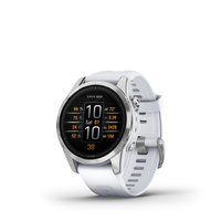 Garmin Epix™ Pro Montre Gps Intelligente - Suivi De La Sante Avec Ecran Amoled, 42 Mm - Argent