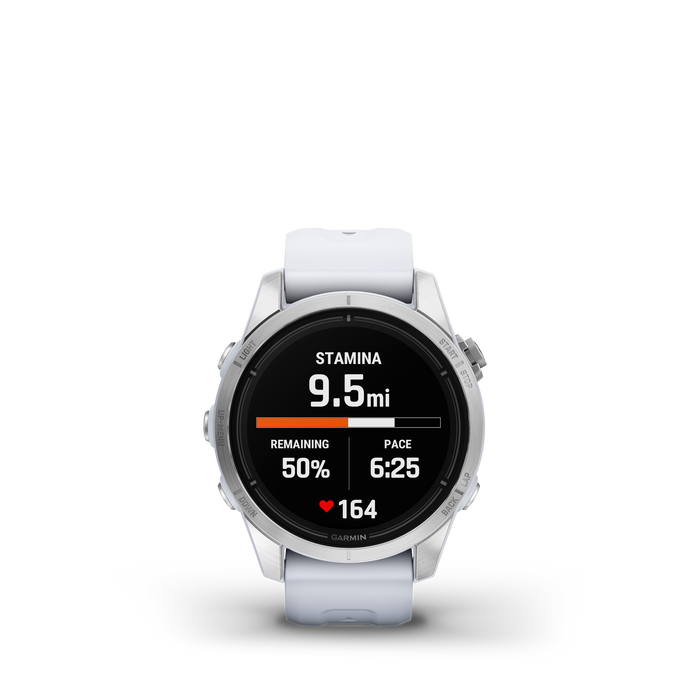 Garmin Epix™ Pro Montre Gps Intelligente - Suivi De La Sante Avec Ecran Amoled, 42 Mm - Argent