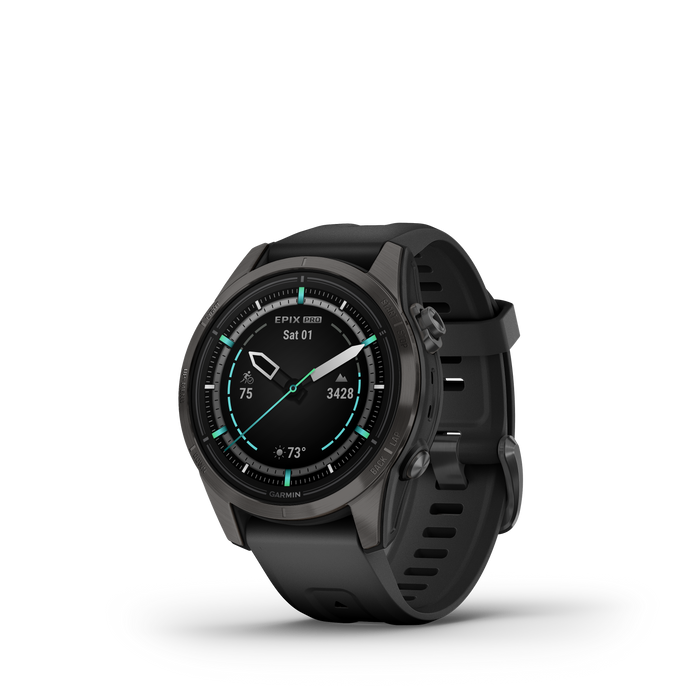 Garmin Epix™ Pro Montre Gps Intelligente - Suivi De La Sante Avec Ecran Amoled, 42 Mm - Gris Carbone