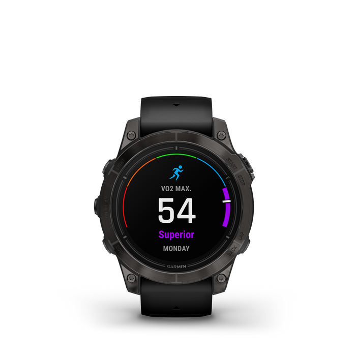 Garmin Epix™ Pro Montre Gps Intelligente - Suivi De La Sante Avec Ecran Amoled, 47 Mm - Gris Carbone