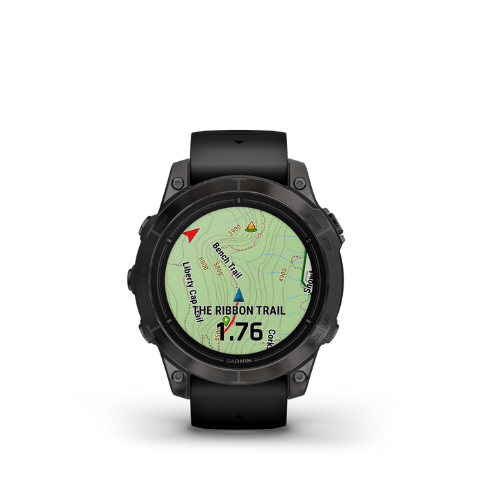 Garmin Epix™ Pro Montre Gps Intelligente - Suivi De La Sante Avec Ecran Amoled, 47 Mm - Gris Carbone